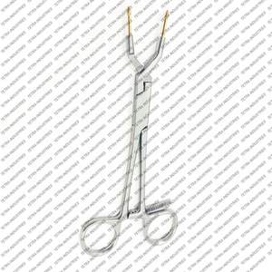 Pinces Keramo Grip 14,5 cm, porte-crown droit, manuel, acier inoxydable, inserts de maintien en diamant, instruments chirurgicaux de classe I - Product Image 4