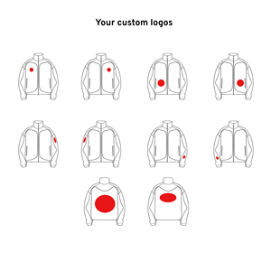 Veste d'hiver en toile classique Crewnec avec logo avant confortable et élégante - Product Image 4