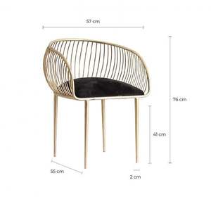 Chaises empilables en métal et fer forgé pour hôtel, jardin, restaurant, salle à manger, banquet, chaises d'intérieur et d'extérieur nordique à vendre - Product Image 2