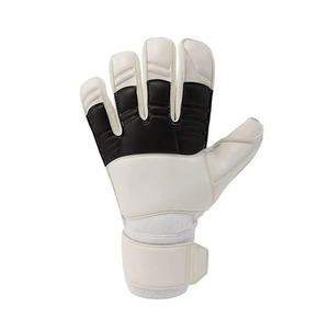 Flexible Fit Leather <b>Gloves</b> for Goalkeepers Providing Comfort <b>Grip</b> and Agility for Quick Football Reactions Outdoor Use - Product Image 2