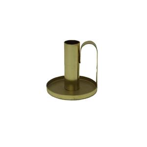 Portavelas cónico de Metal con diseño de serpiente para el hogar y la iluminación navideña decorativa con acabado negro - Product Image 2