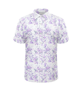 Camisa con botones para hombre, ropa informal de tela elástica resistente a las arrugas de poliéster, fabricante de Vietnam - Product Image 2