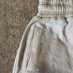 Pantalones Anchos de Estilo Urbano, Lavado Desgastado, 400 g/m², Felpa Holgada, 100% Algodón, Transpirable, Conjunto Deportivo de Lujo, Personalizado, Gran Venta - Product Image 3