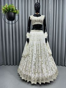 Lehenga Choli-ropa de boda con Dupatta india, bordado de alta imitación, Georgette, choli lehenga, novedad - Product Image 2