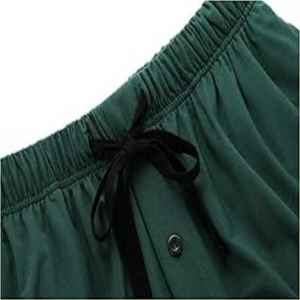 ชุดเสื้อยืดถักนิตติ้งของผู้ชาย2ชิ้นปักสไตล์ลำลองสีพื้นระบายอากาศ - Product Image 6