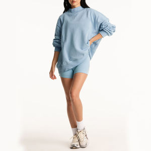 Nouveauté 2025 : Sweat-shirt de sport à capuche uni pour femme, coupe courte, idéal pour l'entraînement, la course et le fitness - Product Image 2