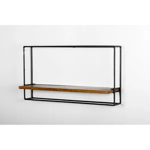 Cadre métallique haut de gamme étagères flottantes murales/étagère haute qualité pour maison hôtel ferme maison décoration utilisation vente en gros - Product Image 4