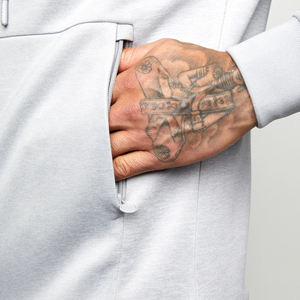 Combinaison de jogging décontractée avec logo personnalisé pour hommes, survêtement et sweat à capuche en polaire grande taille avec vêtements de sport imprimés - Product Image 4