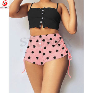 Pantalones cortos de yoga con estampado de verano Moda Casual Bodycon Gym Sport Shorts para mujeres Mejor venta 2024 - Product Image 3