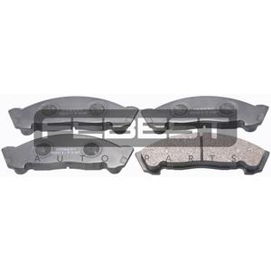 Set di pastiglie freno anteriori FEBEST (0201-F23F) - Product Image 1