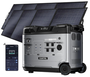 NEW 2025 HIGH CAPACITY 5120Wh Portable Power Station with 2×400W Solar Panels – 2200W LiFePO4 Solar - Product Image 1