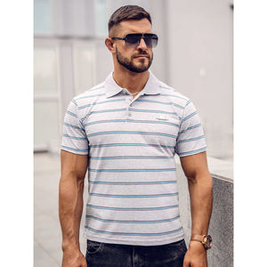 Camisa de Golf de Alta Calidad para Hombre, Diseño Personalizado, Logotipo Bordado, Antiarrugas, Estilo Casual Elegante, Venta al Por Mayor, Tejido de Punto - Product Image 3