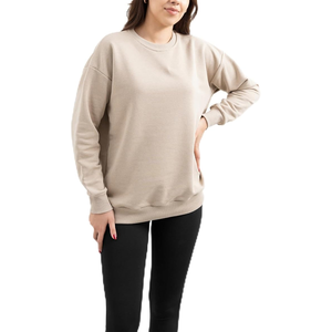 Sweatshirts surdimensionnés à épaules tombantes femmes pull manches longues, pulls pulls vêtements décontractés - Product Image 1