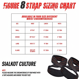 Sangle de levage en forme de 8 personnalisée - Sangles de soulevé de terre robustes pour hommes et femmes avec poignée rembourrée et soutien pour l'entraînement en salle de sport - Product Image 6