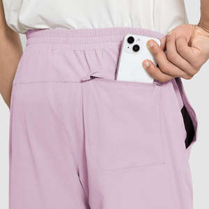 Pantalones cortos de tabla para hombre, impermeables, de punto, con cordón medio, de secado rápido, ligeros, transpirables, para gimnasio, entrenamiento, correr, pantalones cortos deportivos - Product Image 3