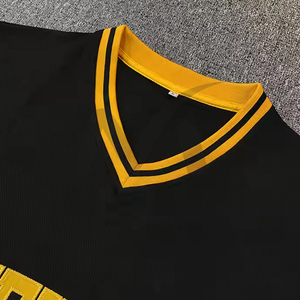 Camiseta de Béisbol Personalizada Premium con Logotipo, Talla Grande, Secado Rápido, Transpirable, Antibacteriana, con Botones, Estampado Técnico - Product Image 4