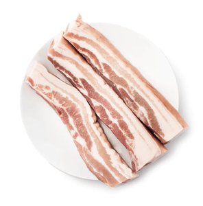 เบคอนหมูสามชั้นแช่แข็งแบบพรีเมี่ยมกรัม/แพ็ค250กรัมรมควัน500ราคาไม่แพงบรรจุภัณฑ์ที่ปรับแต่งได้ตามต้องการ - Product Image 1