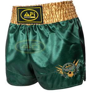 Aero กางเกงขาสั้นมวยไทยแบบแห้งเร็วระบายอากาศได้ดี MMA แบบมวยไทยขาสั้นปรับแต่งโลโก้100% โพลีเอสเตอร์220กรัม - Product Image 5