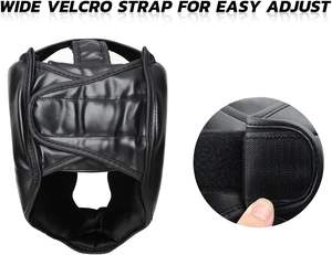 Équipement de boxe unisexe avec protection du visage couvre-chef de karaté MMA Kickboxing Sparring personnalisé vente en gros couvre-chef de boxe léger - Product Image 4