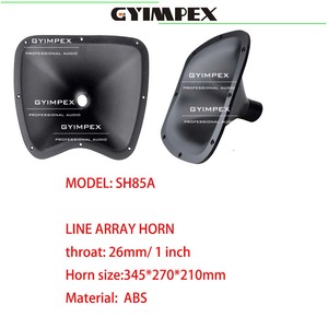 ABS 345*270*210mm Guía de onda de garganta de 1 pulgada, Accesorios para altavoces PA Pro Sound Parts, Bocina para line array - Product Image 2
