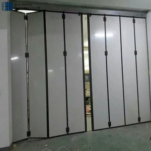 Chine Meilleures normes européennes modernes pliage vertical en toute sécurité blanc automatique Bi pliant commercial industriel <span class=keywords><strong>porte</strong></span> pliante - Product Image 2