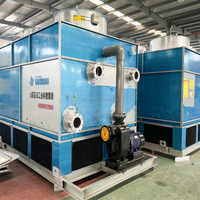 Tour de refroidissement à circuit fermé pour la protection des conduites, destinée au refroidissement des machines de moulage sous pression