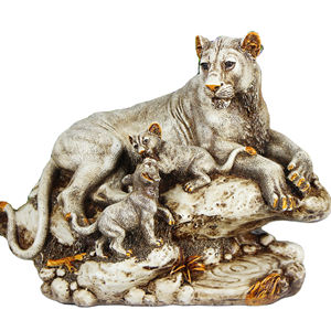 León con Cachorros para Decoración de Habitación Infantil, Decoración de Interior de Resina, Decoración de Interior y Exterior, Artículos de Feng Shui, Artículos de Decoración de Resina - Product Image 1