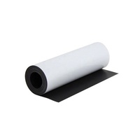 Chine bas prix feuille de feuille magnétique de haute qualité rouleau d'aimant en caoutchouc flexible avec PVC blanc
