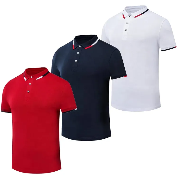 Ingrosso nuovo design personalizzato Logo semplice Polo da Golf camicie da uomo felpa da uomo