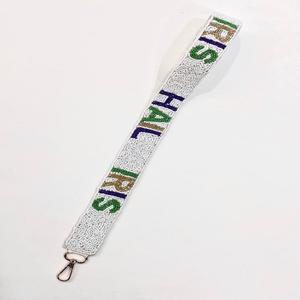 New 2025 Strap Collection <b>MARDI</b> <b>GRAS</b> <b>Beaded</b> Fancy Customized Indian Handwork Crystal <b>Beaded</b> Purse Box Bag - Product Image 1