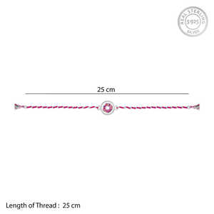 Rakhi เครื่องประดับเงินสำหรับเด็กมีเอกลักษณ์และมีสไตล์ - Product Image 5