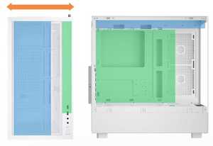 Mới SE gotep endlesspro + Side mATX trường hợp trong suốt trường hợp có thể tháo rời I/O Giao diện hỗ trợ PC trường hợp - Product Image 4
