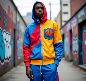 Uniformes de baloncesto de fútbol personalizados de manga larga de Otoño Invierno para hombres proveedor de chándales de equipo de fútbol de entrenamiento con cremallera - Product Image 2