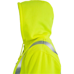 Vêtements de travail personnalisés pour hommes, manteau de travail haute visibilité, sweat à capuche en toile de coton délavé réfléchissant pour hommes - Product Image 5