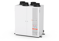 Machine intégrée de déshumidification ERV verticale pour atelier, haute efficacité pour l'élimination de l'humidité et la renouvellement de l'air intérieur