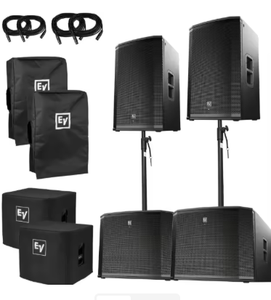 NOUVEAU ETX18SP Caissons de basses amplifiés 1800W avec LED RGB - Product Image 1