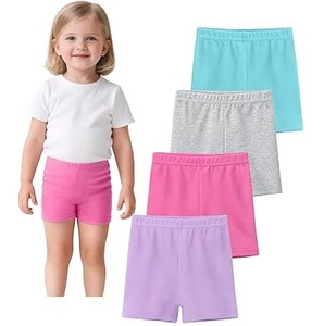 Shorts de survêtement pour enfants, filles, vêtements d'extérieur, décontractés, logo personnalisé, uni, respirant, shorts de survêtement vierges, MOQ faible, vente en gros, OEM - Product Image 4