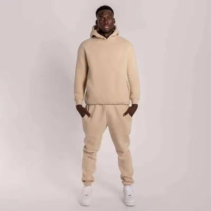 Venta al por mayor de chándal de invierno unisex personalizable XXL sudaderas con capucha polar Jogger conjuntos de etiqueta privada con logotipo de diseñador - Product Image 6