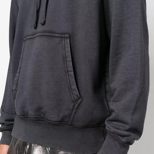 Sudadera con capucha desgastada lavada personalizada de alta calidad 100% algodón ropa de calle en blanco pulóver sudaderas con capucha Vintage lavadas con ácido para hombres - Product Image 6