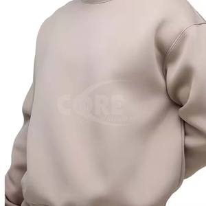 Suéter de talla grande personalizable, sudadera lisa, nueva moda, holgada, transpirable, para hombre, invierno, diseño sin costuras, venta al por mayor - Product Image 6