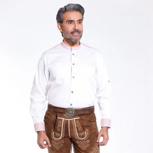 Camisas clásicas con botones para hombre Camisas de algodón de manga corta y larga personalizables para formal, informal - Product Image 1