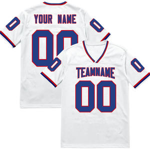 ชุดกีฬาระบายอากาศได้ดีเสื้อฟุตบอลอเมริกันไซส์ XL ออกแบบใหม่ - Product Image 5