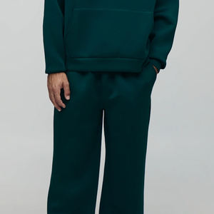 Ensemble de jogging 2 pièces respirant de couleur unie, nouvelle collection, prix de gros de haute qualité, tendance avec logo personnalisé, manches longues - Product Image 3