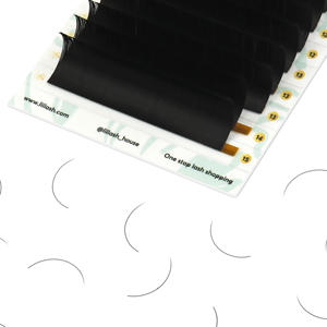 Plateaux à cils en cachemire de soie Peeling Technology extensions de cils de volume noir mat vendeurs de cils super denses en gros en vrac personnalisé - Product Image 1