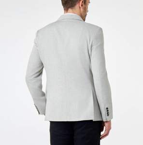 Blazer Largo Informal de Terciopelo Transpirable de Alta Calidad Hecho a Medida, con Cuello en V y un Solo Botón, para Mujer - Product Image 5