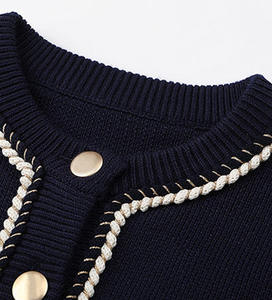 Cardigans en tricot pour femmes, décontractés, automne, uni, col en V, boutonné, anti-froissement, tendance, confortables, abordables - Product Image 6