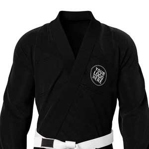 Personnalisable Gi Jiu Jitsu BJJ Chanvre Gi avec Placement Logo Avant - Product Image 1