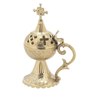 Gran Venta de quemador de incienso con mango de madera Venta superior Diseño clásico hecho a mano Artesanías indias religiosas - Product Image 3