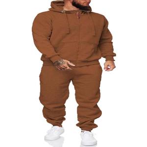 Chándal de la mejor calidad 100% algodón Fleece New Cuts and Sew Sudadera con capucha Pantalones de chándal y Sudadera con capucha Jogger Set - Product Image 6