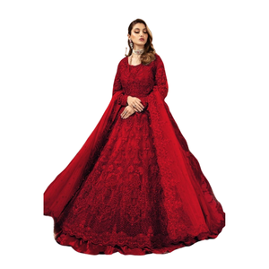 Logo personnalisé de haute qualité fantaisie broderie pakistanaise Boutique Style robe 2025 mariage et fête porter longue Maxi Style femmes robes - Product Image 5